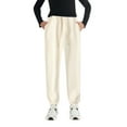 thumbnail image 1 of Wangmeiwg Boys Girls Casual Jogger Sweatpants With Functional Pockets Comfortable Kids Trousers 8-9 Years Beige, 1 of 4