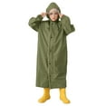 thumbnail image 1 of Wangmeiwg Children's Raincoat With School Bag And Hood Boys And Girls Students Children Solid Color Long Raincoat Youth Rain Suit, 1 of 4
