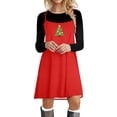 thumbnail image 1 of Wangmeiwg Christmas Dresses for Women Women Autumn Winter Casual Fashion Christmas Print Round Neck Long Sleeve Elegant Party Dress M Red, 1 of 5