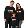 thumbnail image 1 of Wangmeiwg Family Christmas Sweatshirts,Holiday Sweatshirt Matching Family Christmas Sweaters Mommy And Me Christmas Sweaters Holiday Shirts for Family XL Black, 1 of 5