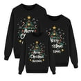 thumbnail image 1 of Wangmeiwg Family Christmas Sweatshirts,Holiday Sweatshirts for Women Men Kids Christmas Jumper Christmas Sweaters for Couples Matching Christmas Outfits for Family XL Black, 1 of 4