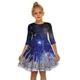 thumbnail image 1 of Wangmeiwg Girls' Dresses Girls Christmas Dresses Fall Winter Girls Long Sleeve Dress Christmas Outfit Girls Christmas Toddler Girl Outfit 7-8 Years, 1 of 4