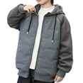 thumbnail image 1 of Wangmeiwg Self Heating Winter Down Padded Jacket For Boys And Girls Thermal Insulated Childrens Outerwear Coats Youth Cold Weather Apparel 9-10 Years Dark Gray, 1 of 6