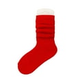 thumbnail image 1 of Wangmeiwg Soft Everyday Kids Mid Crew Socks For Autumn Comfortable Stackable Toddler Wear Ideal School Play Casual Boys Girls 6-8 years Red, 1 of 4