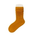 thumbnail image 1 of Wangmeiwg Soft Everyday Kids Mid Crew Socks For Autumn Comfortable Stackable Toddler Wear Ideal School Play Casual Boys Girls 6-8 years Yellow, 1 of 4
