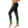 thumbnail image 1 of Wangmeiwg St Patricks Day Leggings for Women St Patricks Day Print High Waist Yoga Pants For Women Tights Compression Running Fitness Workout Leggings Black XL, 1 of 5