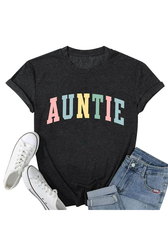 Women's Casual Tee for Daily Wear - Spring Summer Short Sleeve Top with Knit Detail and Fit in Korean Style Black L