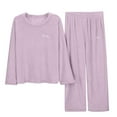 thumbnail image 1 of Wangmeiwg Women's Pajama Sets Women's Pajama Sets Cozy Flannel Winter Thick Warm Home Clothes for Comfort Purple, 1 of 8