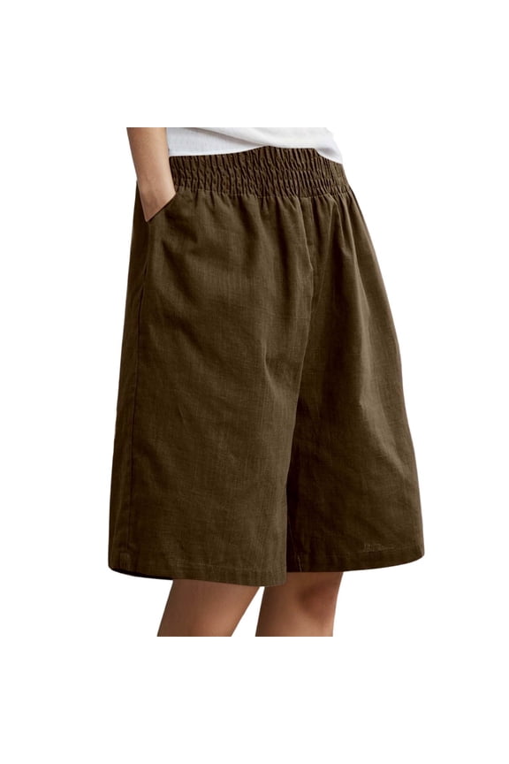 Women's Pants Women's Casual Pants for Daily Wear - Straight Leg Trousers with Soft Fabric Spring Summer Fall Canadian Maple Leaf Print Relaxed Fit for Women Brown S