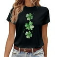 thumbnail image 1 of Wangmeiwg Women's St. Patrick's Day Crew Neck Short Sleeve T Shirt Summer Short Sleeve, 1 of 4