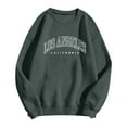 thumbnail image 1 of Wangmeiwg Women's Sweatshirts Women's Hoodies Sweatshirt Printed Round Neck Pullover Long Sleeve Street Style Navy M, 1 of 3