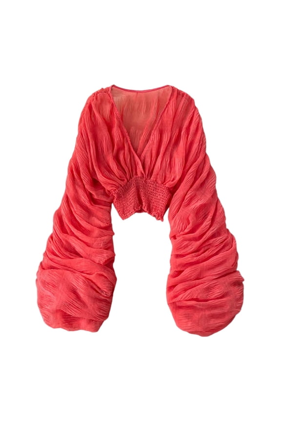 Women's T-Shirts Sleeve Tops For Women Dressy Tops For Evening Wear Lace Blouses For Women Red One Size