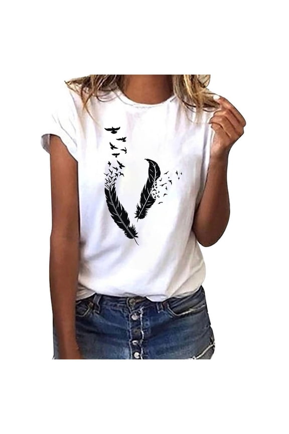 Women's T-Shirts Spring And Summer V Neck Lace Three Quarter Sleeve Loose Top for Women Title Spring And Summer V Neck Lace Three Quarter Sleeve Loose Top T Shirt For Women Black S