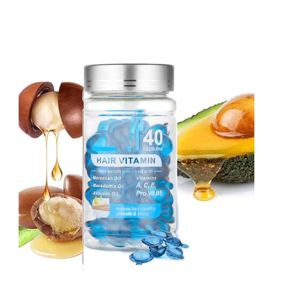 Wangxldd Hair Vitamin Serum Capsule Hair Moisturizing Essence With