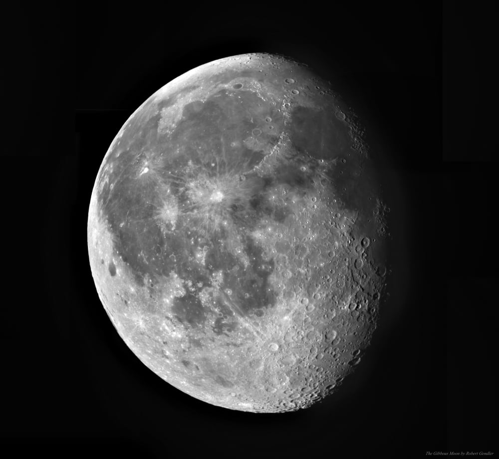Waning Moon Canvas Art - Robert GendlerStocktrek Images (29 x 27)