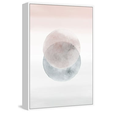 Waning Moons Floater Framed Painting Print on Canvas