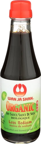 Wanjashan Organic Soy Lite Sauce 10 oz (Pack of 12)
