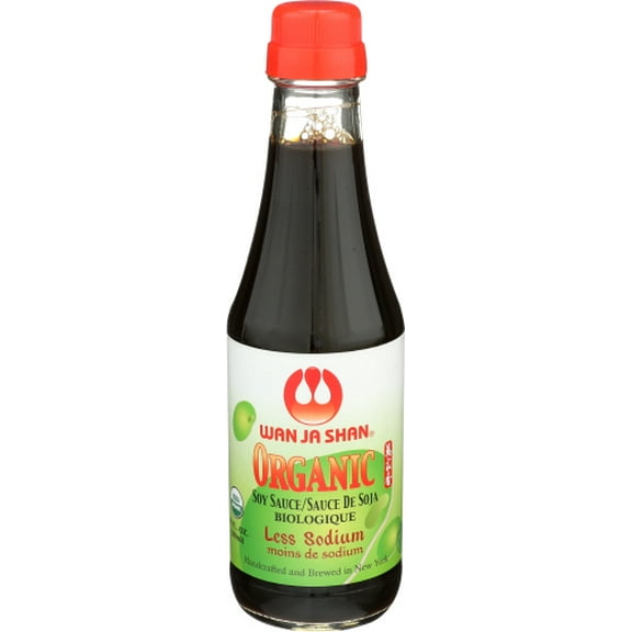 Wanjashan Organic Soy Lite Sauce 10 oz (Pack of 12)