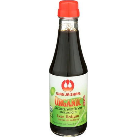 Wanjashan Organic Soy Lite Sauce 10 oz (Pack of 12)
