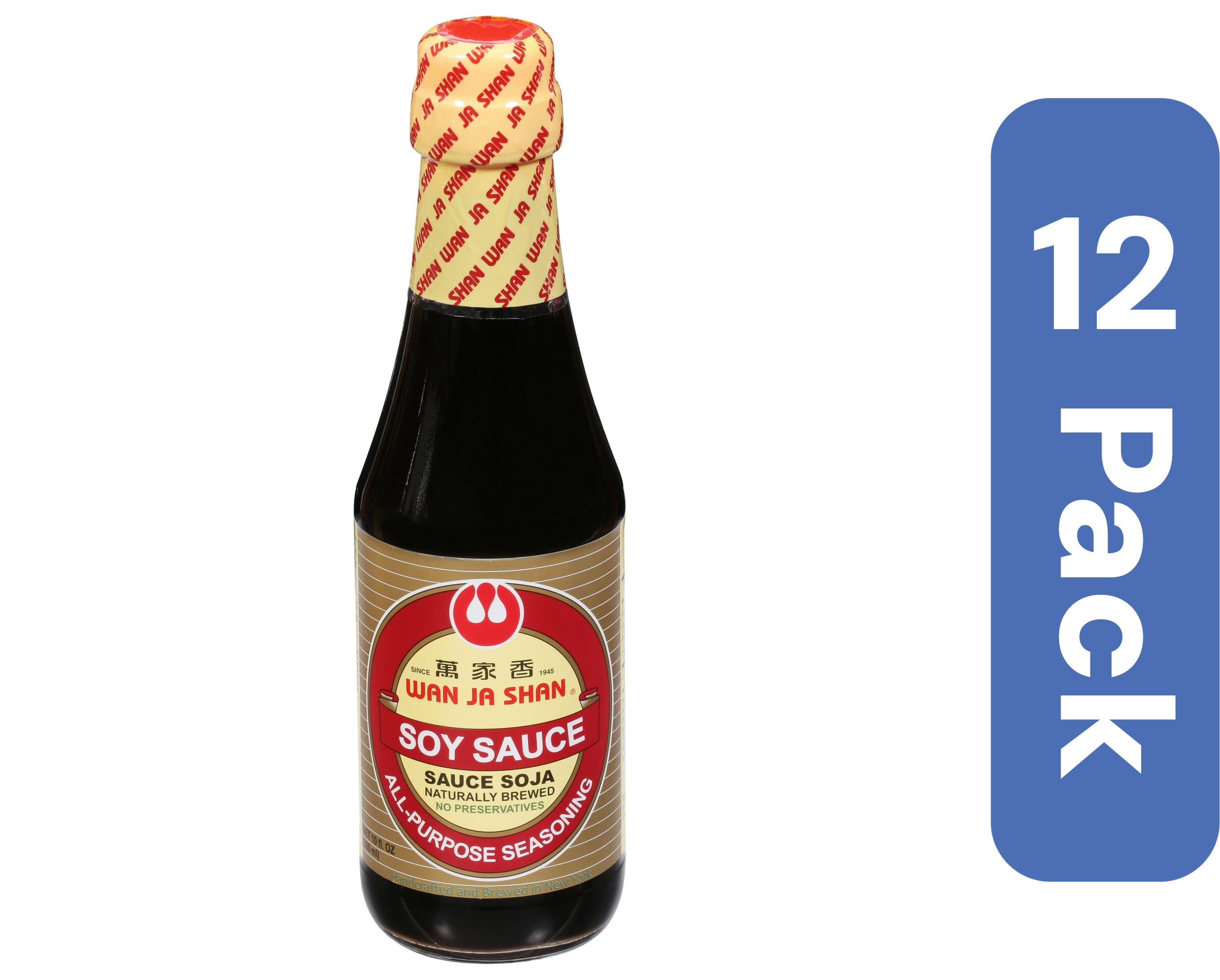 Wanjashan Soy Sauce 10 oz (Pack Of 12)