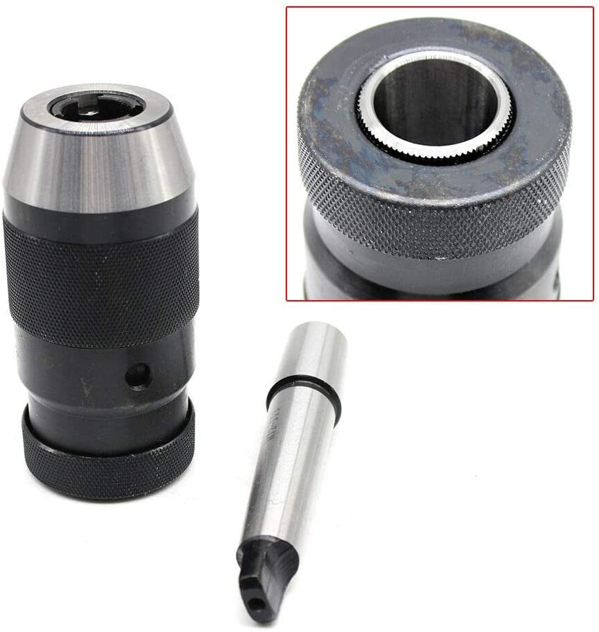 Wanlecy Schlüsselloses Bohrfutter 1/32-5/8 Zoll – Mit JT3-Halterung & JT3-2MT Dorn | Hochpräzise Spannvorrichtung Für Bohrmaschine
