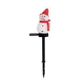 Wanlex Garden Lights LED Christmas Lawn Snowman Plug Lights Waterproof