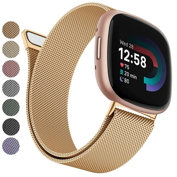 Wanme Bands Compatible with Fitbit Versa 3 /4 Fitbit Sense / Sense 2, Adjustable Wristband for Fitbit Versa 3 / 4 Fitbit Sense / Sense 2 for Women and Men