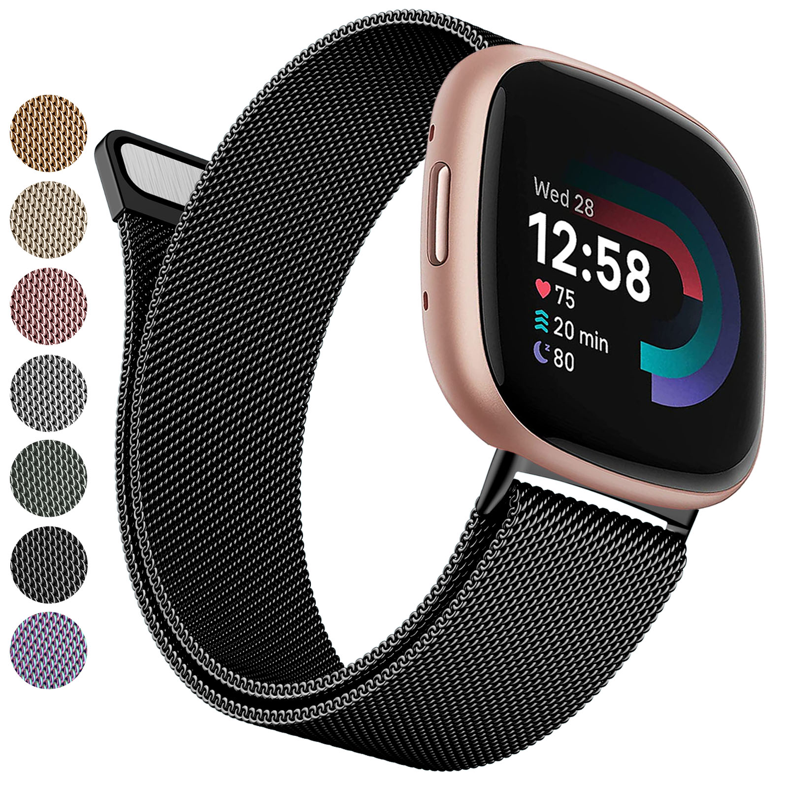 Wanme Bands Compatible With Fitbit Versa 3 4 Fitbit Sense Sense 2 Wanme Bands Compatible With Fitbit Versa 3 4 Fitbit Sense Sense 2