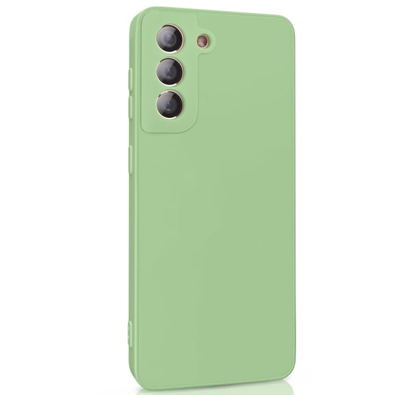 Wanme for Samung Galaxy S21 (2021) Case, Shockproof Silicone Case Cover with Camera Protection and Soft Liner for Samsung S21/S21 5G (6.2")