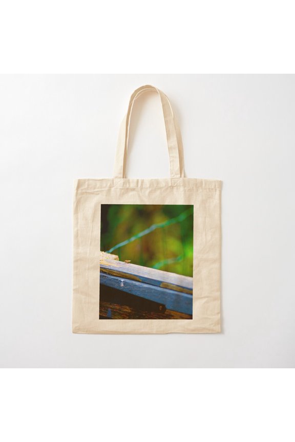 Wanna(Bee) Canvas Tote Bags, Reusable Shopping Bag