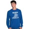 thumbnail image 1 of Wanna Cuddle Porcupine Animal Lover Long Sleeve TShirt Men Women Brisco Brands L, 1 of 6