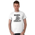thumbnail image 1 of Wanna Cuddle Porcupine Animal Lover Men's Graphic T Shirt Tees Brisco Brands X, 1 of 4
