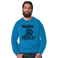 thumbnail image 1 of Wanna Cuddle Porcupine Animal Lover Sweatshirt for Men or Women Brisco Brands M, 1 of 6