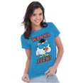 thumbnail image 1 of Wanna Lick Funny Mr. Owl Tootsie Pop Women's T Shirt Ladies Tee Brisco Brands S, 1 of 2