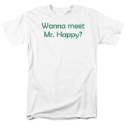 - Wanna Meet Mr. Happy - Short Sleeve Shirt - XX-Large