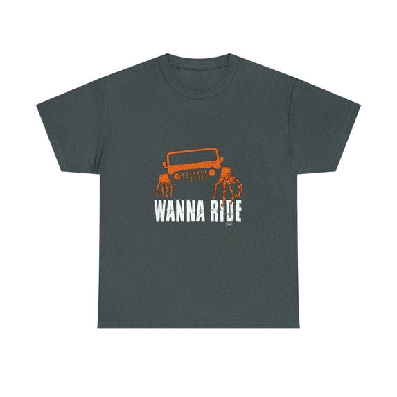 Wanna Ride Spirited Skeleton Truck T-Shirt