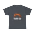 thumbnail image 1 of Wanna Ride Spirited Skeleton Truck T-Shirt, 1 of 3