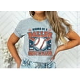 thumbnail image 1 of Wanna be a Baller Baseball Athletic Grey Unisex Graphic Tee, 1 of 4