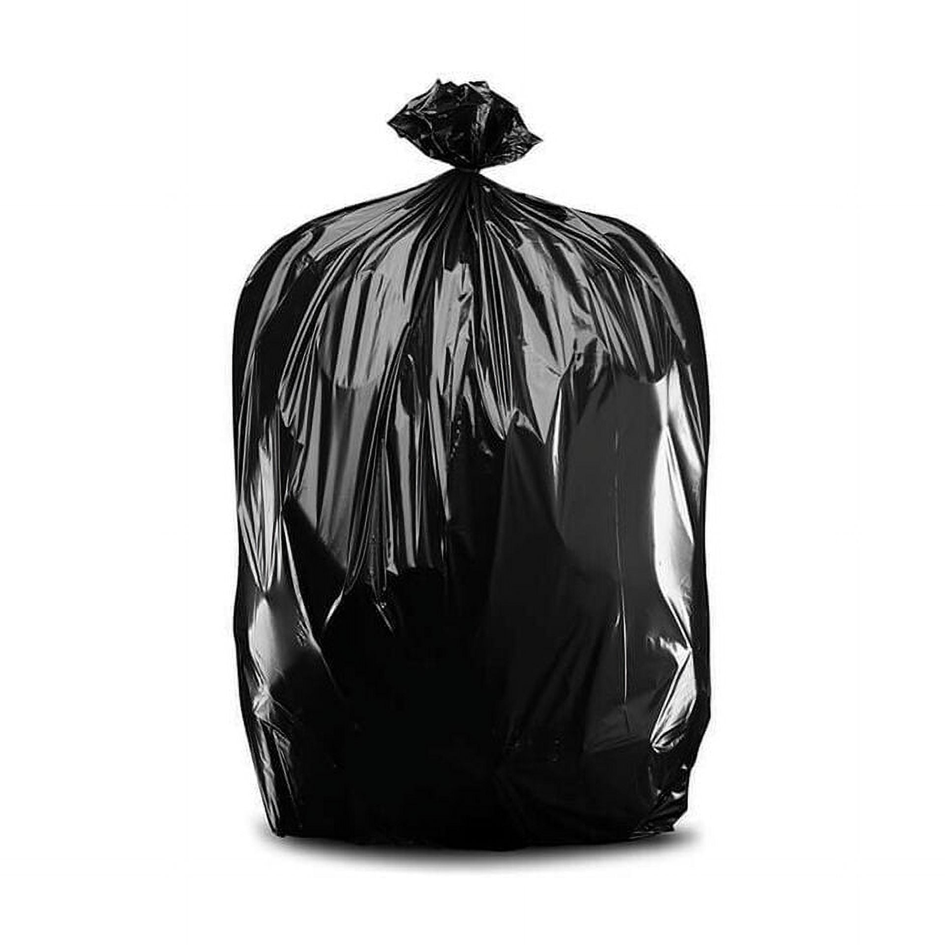Wanowa 58 Gallon Trash Bags on Rolls -Black, 100 PCS Garbage Bags 38X58" 1.3 MIL