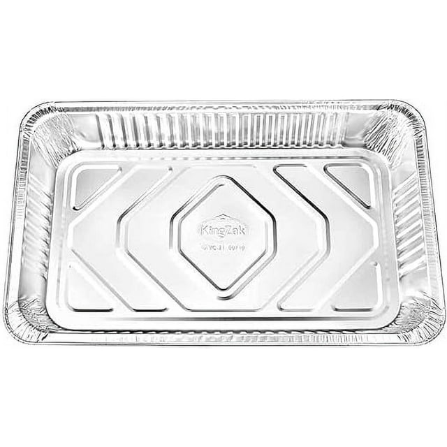 Wanowa Basics 50Pack of Aluminum FullSize Roasting Pans, 12x13