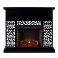 thumbnail image 1 of SEI Furniture SEI Furniture Engineered Wood Electric Fireplace in Black, 1 of 3