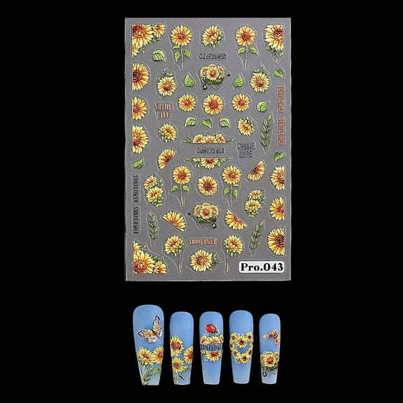 Wansheng Cartoon Cute Ghost Skull Spider Web Nail Back Glue