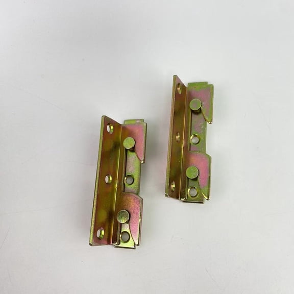 Wansni Fittings of metal for furniture,Bed Rail Brackets Heavy Duty Non-Mortise Bracket Fasteners, Bed Rail Fittings, and Installation Bracket Connectors for Furniture and Wooden Beds