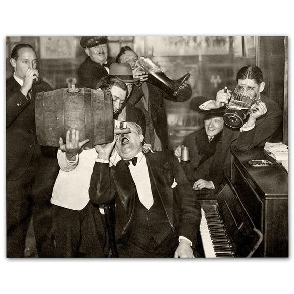 We Want Beer Prohibition Photo - Vintage Wall Art - 11x14 Unframed Art Speakeasy Prohibition Decor Vintage Art Print - Makes a Great Man Cave and Home Bar Decor Poster Under $15 (End of Prohibition)