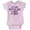 thumbnail image 1 of Want Bottle Now Cute Attitude Romper Boys or Girls Infant Baby Brisco Brands 24M, 1 of 7