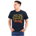 thumbnail image 1 of Want Sizzle Bacon Breakfast Foodie Plus Size Crewneck Graphic Tee Shirt Brisco Brands 2X, 1 of 5