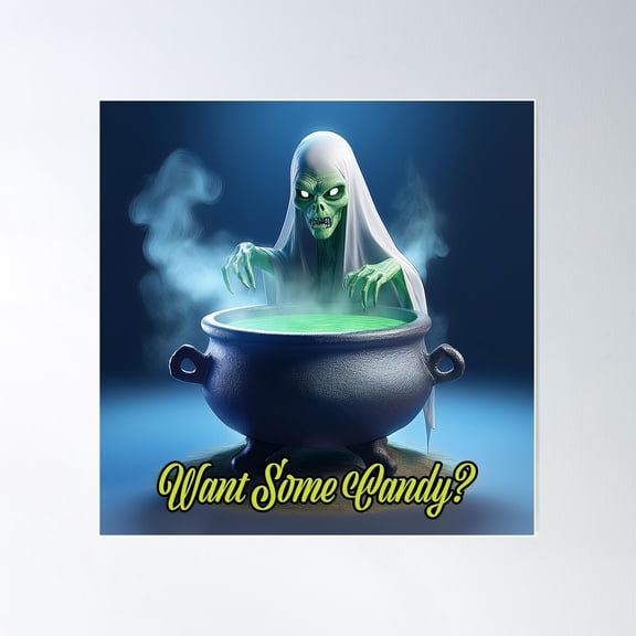 Want Some Candy? Poster Wall Art, Modern Wall Decor For Living Room Bedroom, 24x24 UNFRAMED