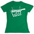 thumbnail image 1 of Want To Put My Meat Sarcastic Humor Novelty Funny Women's Casual Tees, 1 of 3