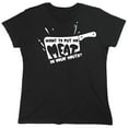 thumbnail image 1 of Want To Put My Meat Sarcastic Humor Novelty Funny Women's Casual Tees, 1 of 3