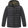 thumbnail image 1 of Wantdo Big Boy's Puffer Jacket Waterproof Winter Jacket Packable Puffer Coat Gray 14-16, 1 of 10